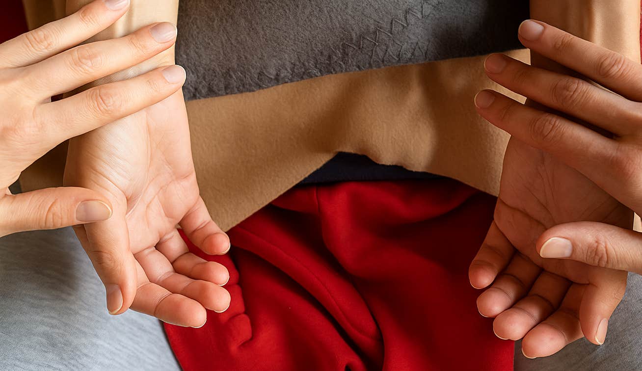 Massage métamorphique réalisé sur les poignets d'un patient avec un toucher léger et subtil au cabinet Terre de Shiatsu Lyon 5e
